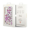Guess Flower Collection - Etui Samsung Galaxy S23+ (biały) (GUHCS23MHCFWST)