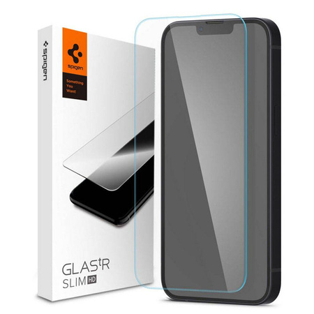 Spigen Glas.TR Slim – Szkło hartowane do iPhone 16e / iPhone 14 / iPhone 13 / iPhone 13 Pro (AGL03391)