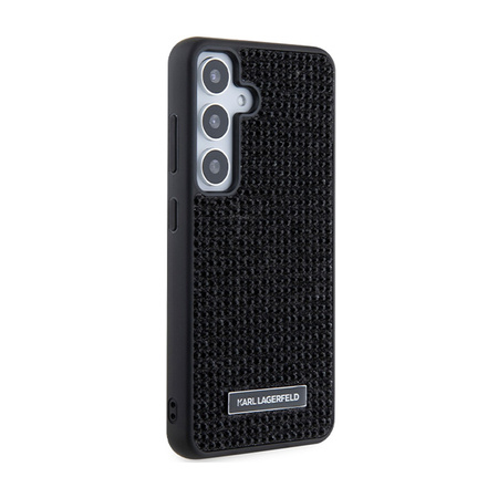 Karl Lagerfeld Rhinestone Metal Logo - Etui Samsung Galaxy S24+ (czarny) (KLHCS24MHDSPRK)