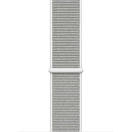 Crong Nylon - Pasek sportowy do Apple Watch 38/40/41/42 mm (Silver Grey) (CRG40NLBSHL)