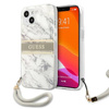 Guess Marble Strap - Etui iPhone 13 Mini (szary) (GUHCP13SKMABGR)