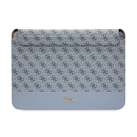 Guess 4G Stripe Metal Logo Computer Sleeve - Etui na notebooka 14" (Niebieski) (GUCS14PS4SGB)