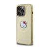 Hello Kitty Leather Kitty Head MagSafe - Etui iPhone 13 Pro Max (złoty) (HKHMP13XPGHCKD)