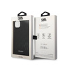 Karl Lagerfeld Saffiano Mono Metal Logo - Etui iPhone 14 Plus (czarny) (KLHCP14MSAKLHPK)