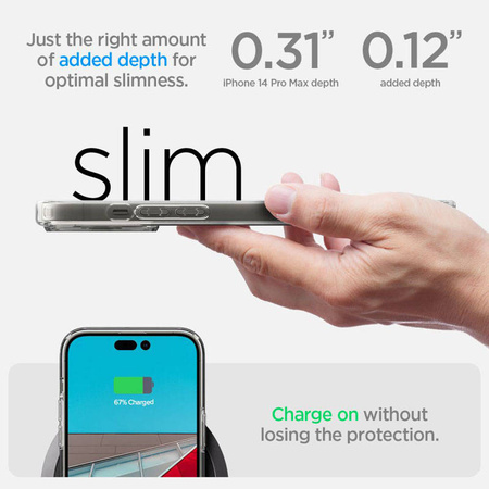 Spigen Ultra Hybrid - Etui do iPhone 14 Pro Max (Przezroczysty) (ACS04816)