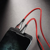 Borofone Highway - kabel połączeniowy USB do Lightning 1.2 m (czarny/czerwony) (BFO-BU23-L-BR)