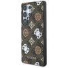 Guess 4G Printed Colored Peony Pattern MagSafe - Etui do Samsung Galaxy S25 Ultra (brązowy) (GUHMS25LP4PWPW)