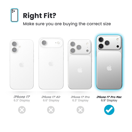 Speck Presidio2 Grip ClickLock & MagSafe - Etui iPhone 17 Pro Max (Black / Slate Grey / White) (150986-D143)