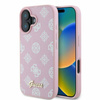 Guess Peony Script MagSafe - Etui iPhone 16 (różowy) (GUHMP16SPGPYSP)