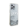 DKNY Liquid Glitter Big Logo - Etui iPhone 15 Pro Max (biały) (DKHCP15XLBNAET)