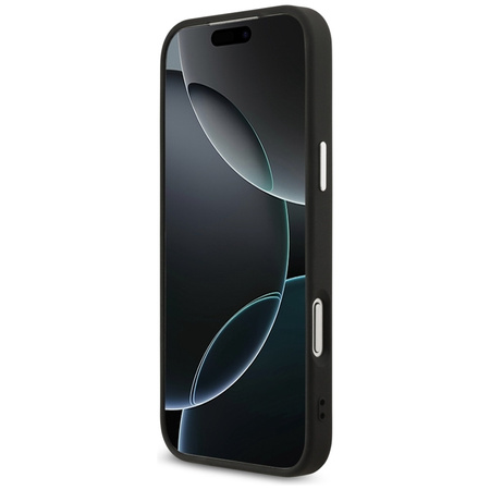 Guess 4G Triangle Logo MagSafe - Etui iPhone 17 Pro Max (czarny) (GUHMP17XP4TSRCMK)