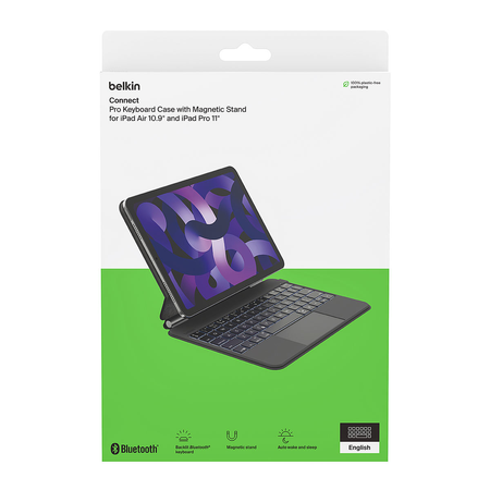 Belkin etui iPad z klawiaturą iPad Bluetooth - iPad Air 10.9" iPad Pro 11" z magnetyczną podstawką (BBZ002DU-V1)