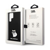 Karl Lagerfeld Silicone Choupette - Etui Samsung Galaxy S24 Ultra (czarny) (KLHCS24LSNCHBCK)