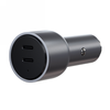 Satechi Dual - ładowarka samochodowa 40W 2x USB-C PD - czarny (ST-U2C40CCM)