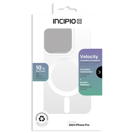 Incipio Velocity MagSafe - Etui iPhone 16 Pro (Clear) (IPH-2163-CLR)
