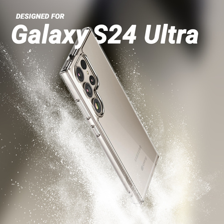 Crong Crystal Shield Cover - Etui Samsung Galaxy S24 Ultra (przezroczysty) (CRGCSHCSGS24UTRS)
