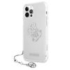 Guess 4G Big Logo Charm - Etui iPhone 12 Pro Max (srebrny charms) (GUHCP12LKS4GSI)
