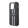 Guess 4G Printed Stripes MagSafe - Etui iPhone 14 Pro Max (Czarny) (GUHMP14XP4RPSK)