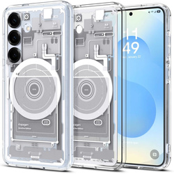 Spigen Ultra Hybrid Mag MagSafe - Etui do Samsung Galaxy S25 (Zero One White) (ACS09004)