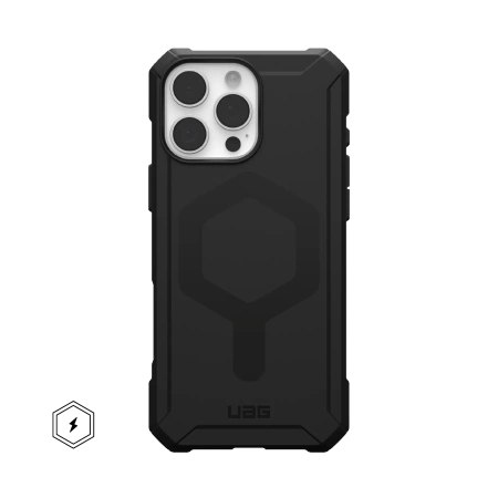 UAG Essential Armor Magsafe - obudowa ochronna do iPhone 16 Pro kompatybilna z MagSafe - czarny (114448114040)