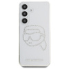 Karl Lagerfeld Rhinestones Karl Head Logo - Etui Samsung Galaxy S25 (przezroczysty) (KLHCS25SHKHDCELT)