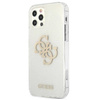 Guess Glitter 4G Big Logo - Etui iPhone 12 Pro Max (przezroczysty) (GUHCP12LPCUGL4GTR)