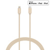 Kanex DuraBraid - Kabel połączeniowy USB-C (Power Delivery) na Lightning certyfikat MFi 1,2 m (Gold) (K157-1528-1MGD)