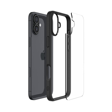 Spigen Ultra Hybrid - Etui do iPhone 16 Plus (Matte Black) (ACS08072)