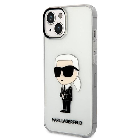 Karl Lagerfeld IML NFT Ikonik - Etui iPhone 14 Plus (przezroczysty) (KLHCP14MHNIKTCT)