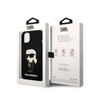 Karl Lagerfeld Silicone Ikonik MagSafe - Etui iPhone 15 Plus / 14 Plus (czarny) (KLHMP14MSNIKBCK)