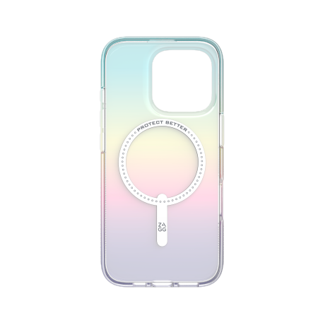 ZAGG Milan Snap - obudowa ochronna do iPhone 16 Pro kompatybilna z MagSafe (iridescent) (702315112)
