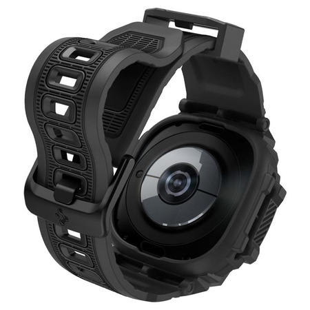 Spigen Rugged Armor Pro - Pasek + etui do Samsung Galaxy Watch Ultra 47 mm (Matte Black) (ACS08427)