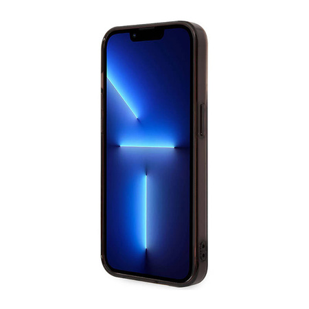 BMW Tricolor Stripe - Etui iPhone 14 Pro (Czarny) (BMHCP14L22HVGV)