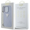 Guess Hot Stamp 4G Pattern Triangle Metal Logo - Etui do iPhone 16 Pro (fioletowy) (GUHCP16LPGP4STRU)