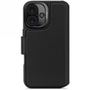 Decoded Leather Detachable Wallet - skórzana obudowa ochronna do iPhone 16 kompatybilna z MagSafe (black) (D25IPO16DW5BK)