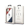 US Polo Assn Tricolor Embossed - Etui iPhone 14 (biały) (USHCP14SPSO3)