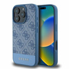 Guess 4G Bottom Stripe - Etui iPhone 16 Pro Max (niebieski) (GUHCP16XG4GLBL)