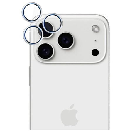 3mk HARDY Lens Protection Pro - Szkło na obiektyw aparatu iPhone 17 Pro / iPhone 17 Pro Max (Silver) (3MK_5903108664295)