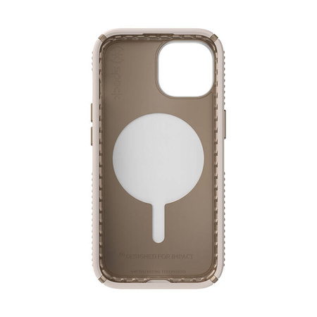 Speck Presidio2 Grip ClickLock & Magsafe - Etui iPhone 15 / iPhone 14 / iPhone 13 (Bleached Bone / Heirloom Gold / Hazel Brown) (150439-3214)