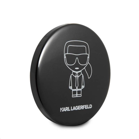 Karl Lagerfeld Bundle Ikonik – Zestaw etui do Apple Airpods 1 / 2 + Power Bank z lusterkiem (KLBPPBOA2K)