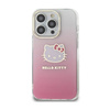 Hello Kitty IML Gradient Electrop Kitty Head - Etui iPhone 15 Pro Max (różowy) (HKHCP15XHDGKEP)