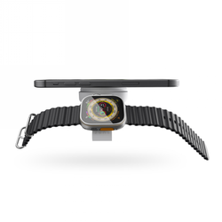ZENS Travel 2w1 MagSafe AppleWatch - bezprzewodowa ładowarka - biała (ZEDC24W/00)