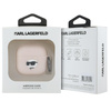Karl Lagerfeld Silicone Choupette Head 3D - Etui AirPods 4 (różowy) (KLA4RUNCHP)