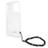 Guess Black Pearl Strap - Etui iPhone 13 Pro Max (przezroczysty) (GUHCP13XKPSBK)