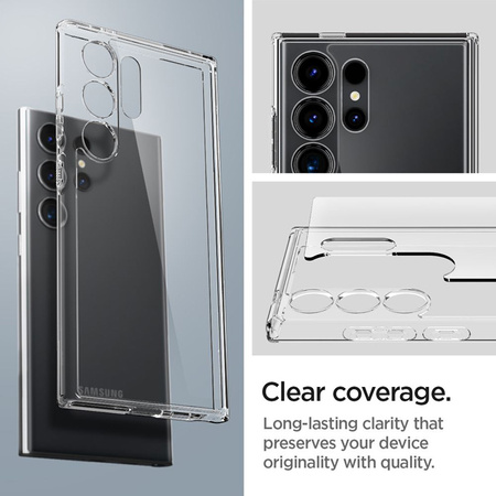Spigen Ultra Hybrid - Etui do Samsung Galaxy S24 Ultra (Przezroczysty) (ACS07292)