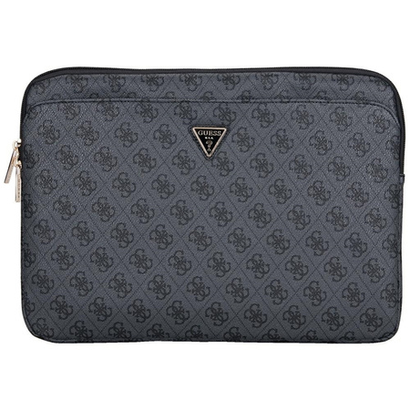 Guess 4G Zipper Pocket Triangle Logo Sleeve - Etui na notebooka 14" (czarny) (GUCS14ZP4DPTK)