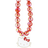 Hello Kitty Pearls Kitty Head - Zawieszka do telefonu (czerwony) (HKSTBER)
