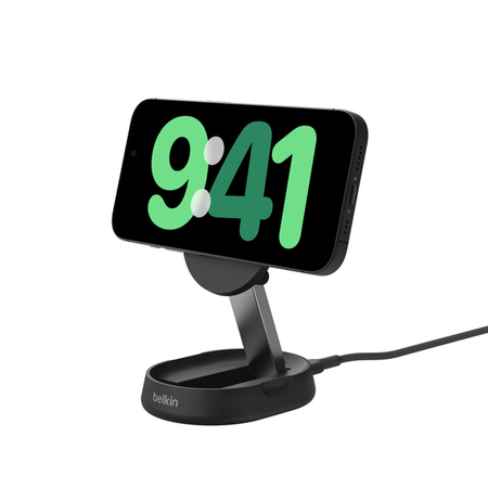Belkin Składana magnetyczna ładowarka Qi2 zasilacz - czarna (WIA008VFBK)