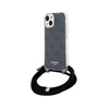 Guess Crossbody Cord 4G Print - Etui iPhone 15 (czarny) (GUHCP15SHC4SEK)