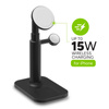 Mophie Extendable Stand MagSafe 3w1 - stojąca ładowarka bezprzewodowa z MagSafe - czarna (401311461)